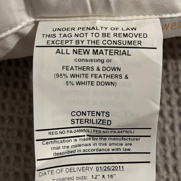 West Elm Ruffle Throw Pillow - Picture 3 of 5